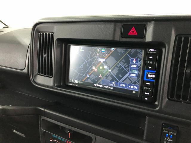 ハイゼットカーゴクルーズＳＡIII　車検整備付／ナビ／バックカメラ保証１年間・距離無制限付　オートライト　ナビ　バックカメラ　スマートアシスト　純正ゴムマット　ホイールキャップ　キーレスエントリー（埼玉県）の中古車