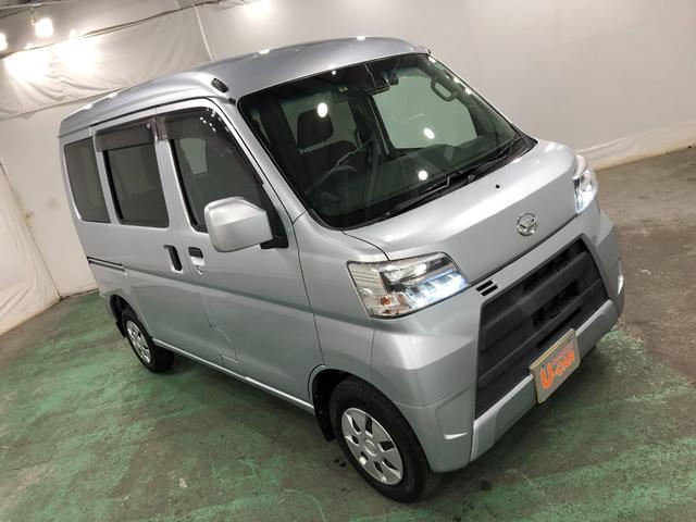 ハイゼットカーゴクルーズＳＡIII　車検整備付／ナビ／バックカメラ保証１年間・距離無制限付　オートライト　ナビ　バックカメラ　スマートアシスト　純正ゴムマット　ホイールキャップ　キーレスエントリー（埼玉県）の中古車
