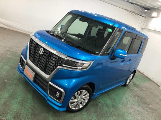 スペーシアカスタムハイブリッドＧＳ　走行５２６６２キロ／フルセグナビ／カメラ保証１年間・距離無制限付き　ナビ　バックカメラ　ブルートゥース　オートライト　プッシュボタンエンジンスタート　ＬＥＤヘッドライト　アイドリングストップ　ベンチシート　純正ゴムマット（埼玉県）の中古車