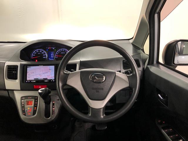ムーヴカスタム　Ｘ　車検整備付　社外ナビ　プッシュスタートエンジンＨＩＤヘッドライト　一年保証・走行距離無制限　走行距離９４４０５キロ　禁煙車　点検記録簿あり　純正カーペットマット　カロッツェリアワンセグナビ　プッシュスタート　アイドリングストップ（埼玉県）の中古車