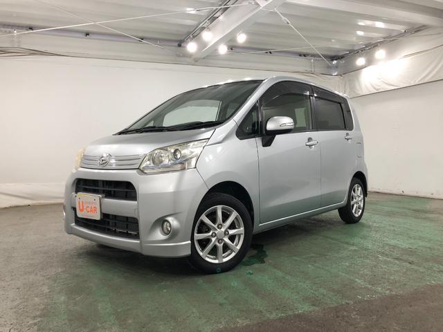 ムーヴカスタム　Ｘ　車検整備付　社外ナビ　プッシュスタートエンジンＨＩＤヘッドライト　一年保証・走行距離無制限　走行距離９４４０５キロ　禁煙車　点検記録簿あり　純正カーペットマット　カロッツェリアワンセグナビ　プッシュスタート　アイドリングストップ（埼玉県）の中古車