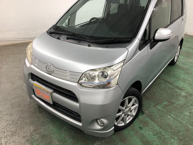 ムーヴカスタム　Ｘ　車検整備付　社外ナビ　プッシュスタートエンジンＨＩＤヘッドライト　一年保証・走行距離無制限　走行距離９４４０５キロ　禁煙車　点検記録簿あり　純正カーペットマット　カロッツェリアワンセグナビ　プッシュスタート　アイドリングストップ（埼玉県）の中古車