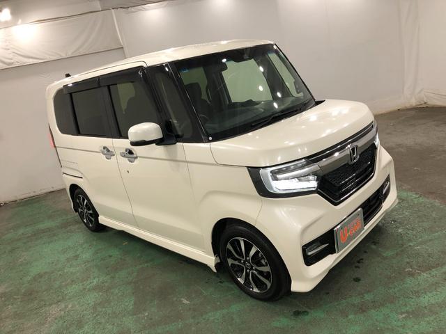 Ｎ−ＢＯＸカスタムＧ・Ｌホンダセンシング　走行５７３２０キロ／修復歴／ナビ一年保証・走行距離無制限　走行５７３２０キロ　フルセグナビ　ブルートゥース　バックカメラ　サイドエアバック　オートライト　ＬＥＤヘッドライト　両側電動スライドドア（埼玉県）の中古車