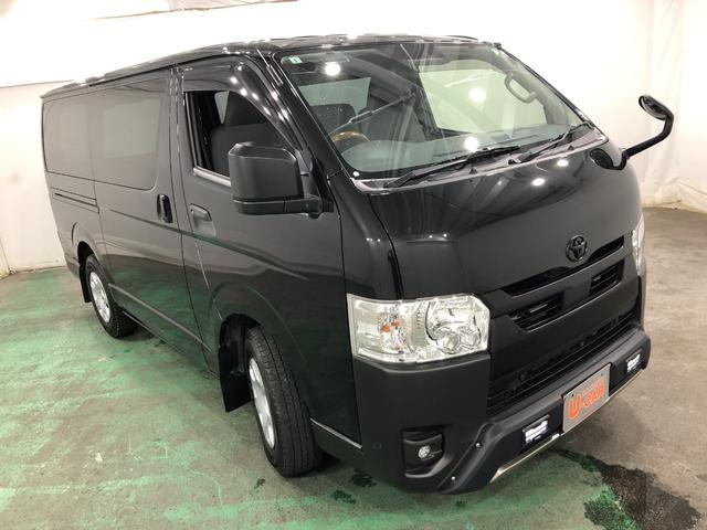 ハイエースバンＤＸ　車検整備付／走行３２５１６キロ／両側スライドドア１年保証距離無制限　走行距離３２５１６キロ　全周囲カメラ　純正マット　クリアランスソナー　オートライト　ＬＥＤヘッドランプ　両側スライドドア　キーレスエントリー　電動格納式ドアミラー　キーレス（埼玉県）の中古車