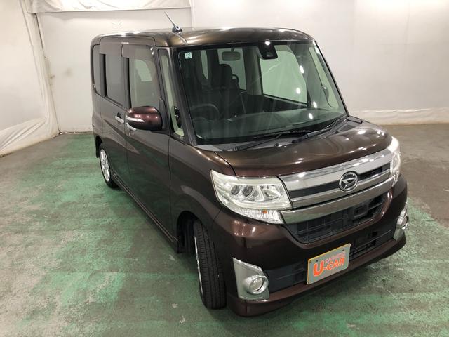 タントカスタムＸＳＡII　走行距離７７０５３キロ／片側電動スライド一年保証・走行距離無制限　走行距離７７０５３キロ　助手席エアバック　純正カーペットマット　オートライト　ＬＥＤヘッドライト　ベンチシート　片側電動スライドドア（埼玉県）の中古車