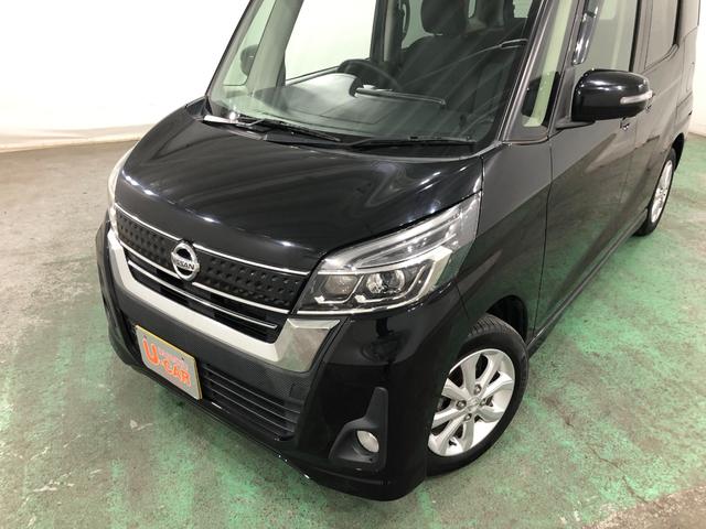 デイズルークスハイウェイスター　Ｘ　雹害車／走行３６６７６キロ一年保証・走行距離無制限　走行距離３６６７６キロ　フルセグナビ　ブルートゥース　全周囲カメラ　サイドエアバッグ　オートライト　ＬＥＤヘッドライト　片側電動スライドドア（埼玉県）の中古車