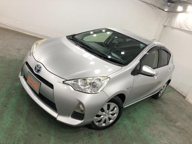 アクアS 走行71322キロ/車検整備付/ナビ/バックカメラ一年保証・走行距離無制限 走行71322キロ ワンセグナビ ブルートゥース バックカメラ キーレス ホイールキャップ 電動格納ミラー(東京都)の中古車