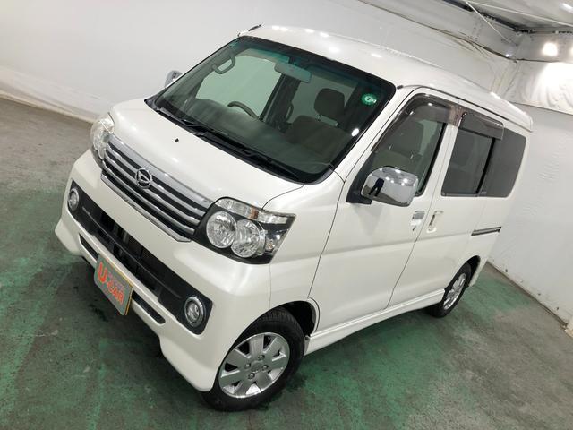 アトレーワゴンカスタムターボＲＳ　走行３７９１５キロ／ＣＤオーディオ保証１年間・距離無制限付き　ＣＤオーディオ　スライドドア　ＨＩＤヘッドライト　純正フロアマット（埼玉県）の中古車