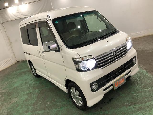 アトレーワゴンカスタムターボＲＳ　走行３７９１５キロ／ＣＤオーディオ保証１年間・距離無制限付き　ＣＤオーディオ　スライドドア　ＨＩＤヘッドライト　純正フロアマット（埼玉県）の中古車