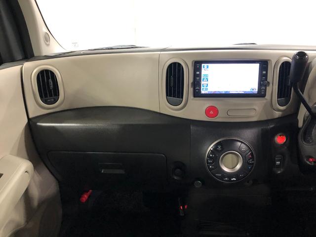 キューブ１５Ｘ　Ｖセレクション　走行４３１２０キロ／ナビ／ＥＴＣ一年保証・走行距離無制限　走行４３１２０キロ　助手席エアバック　ＥＴＣ　純正カーペットマット　フルセグナビ　ブルートゥース　オートライト　ベンチシート（埼玉県）の中古車
