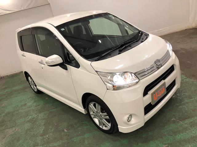 ムーヴカスタム　ＲＳ　走行２８１５８キロ／４ＷＤ／タイヤ４本交換一年保証・走行距離無制限　走行２８１５８キロ　助手席エアバック　純正カーペットマット　ワンセグナビ　ＤＶＤ　オートライト　ＨＩＤヘッドライト　アイドリングストップ　ベンチシート（埼玉県）の中古車