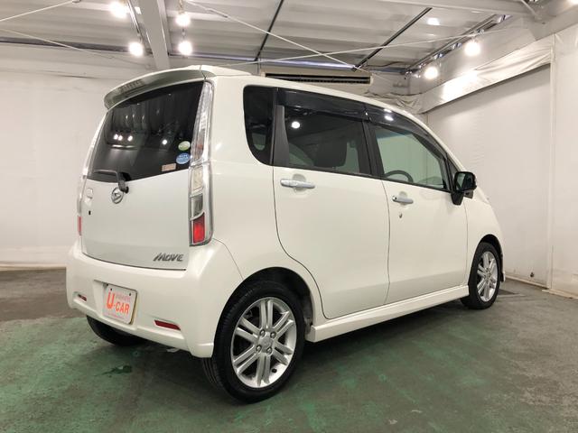 ムーヴカスタム　ＲＳ　走行２８１５８キロ／４ＷＤ／タイヤ４本交換一年保証・走行距離無制限　走行２８１５８キロ　助手席エアバック　純正カーペットマット　ワンセグナビ　ＤＶＤ　オートライト　ＨＩＤヘッドライト　アイドリングストップ　ベンチシート（埼玉県）の中古車