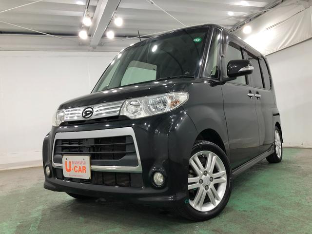 タントカスタムＲＳ　修復歴／車検整備付／走行７６９２３キロ／マット１年保証距離無制限　走行距離７６９２３キロ　車検整備付　バックドアスポイラー　純正カーペットマット　助手席エアバッグ　ＨＩＤヘッドランプ　アイドリングストップ　片側電動スライドドア（埼玉県）の中古車