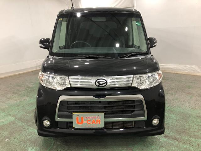 タントカスタムＲＳ　修復歴／車検整備付／走行７６９２３キロ／マット１年保証距離無制限　走行距離７６９２３キロ　車検整備付　バックドアスポイラー　純正カーペットマット　助手席エアバッグ　ＨＩＤヘッドランプ　アイドリングストップ　片側電動スライドドア（埼玉県）の中古車