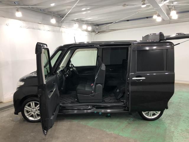 タントカスタムＲＳ　修復歴／車検整備付／走行７６９２３キロ／マット１年保証距離無制限　走行距離７６９２３キロ　車検整備付　バックドアスポイラー　純正カーペットマット　助手席エアバッグ　ＨＩＤヘッドランプ　アイドリングストップ　片側電動スライドドア（埼玉県）の中古車