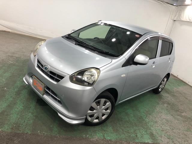 ミライースＸ　走行８９６６９キロ／車検整備付／ワンセグナビ一年保証・走行距離無制限　走行８９６６９キロ　助手席エアバック　純正カーペットマット　ワンセグナビ　アイドリングストップ　キーレス（埼玉県）の中古車