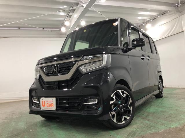 N−BOXカスタムG・EXターボホンダセンシング 走行1.9万キロ/車検整備付一年保証・走行距離無制限 走行19781キロ 純正大画面フルセグナビ バックカメラ ブルートゥース サイドエアバック オートライト LEDヘッドライト ベンチシート 両側電動スライドドア(埼玉県)の中古車