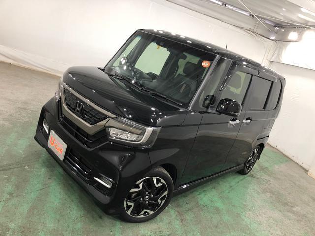 N−BOXカスタムG・EXターボホンダセンシング 走行1.9万キロ/車検整備付一年保証・走行距離無制限 走行19781キロ 純正大画面フルセグナビ バックカメラ ブルートゥース サイドエアバック オートライト LEDヘッドライト ベンチシート 両側電動スライドドア(埼玉県)の中古車