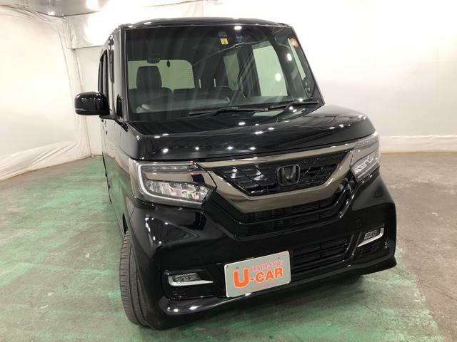 N−BOXカスタムG・EXターボホンダセンシング 走行1.9万キロ/車検整備付一年保証・走行距離無制限 走行19781キロ 純正大画面フルセグナビ バックカメラ ブルートゥース サイドエアバック オートライト LEDヘッドライト ベンチシート 両側電動スライドドア(埼玉県)の中古車