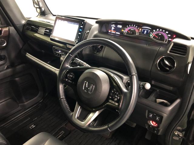 N−BOXカスタムG・EXターボホンダセンシング 走行1.9万キロ/車検整備付一年保証・走行距離無制限 走行19781キロ 純正大画面フルセグナビ バックカメラ ブルートゥース サイドエアバック オートライト LEDヘッドライト ベンチシート 両側電動スライドドア(埼玉県)の中古車