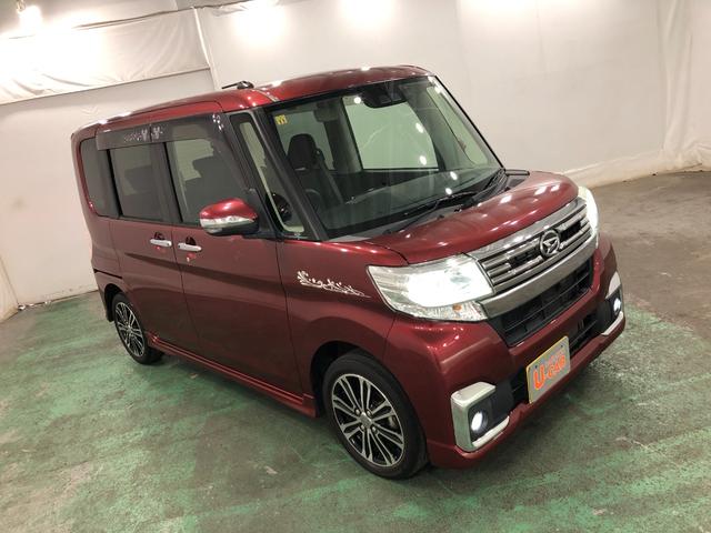 タントカスタムＲＳ　ＳＡIII　走行５２０３７キロ／タイヤ４本交換一年保証・走行距離無制限　走行５２０３７キロ　フルセグナビ　ブルートゥース　バックカメラ　ＤＶＤ　ドラレコ　オートライト　ＬＥＤヘッドライト　シートヒーター　両側電動スライドドア（埼玉県）の中古車