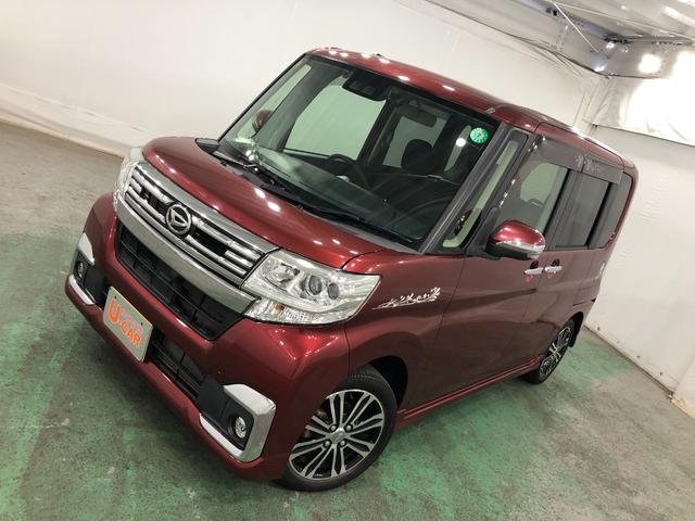 タントカスタムＲＳ　ＳＡIII　走行５２０３７キロ／タイヤ４本交換一年保証・走行距離無制限　走行５２０３７キロ　フルセグナビ　ブルートゥース　バックカメラ　ＤＶＤ　ドラレコ　オートライト　ＬＥＤヘッドライト　シートヒーター　両側電動スライドドア（埼玉県）の中古車