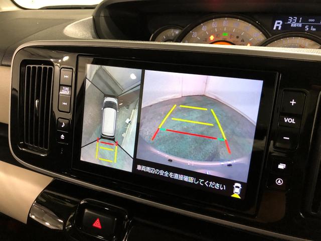 ムーヴキャンバスＧブラックインテリアＶＳ　ＳＡIII　純正ナビ／ドラレコ禁煙車　ワンオーナー　純正ナビ　全周囲カメラ　ドライブレコーダ　サイドエアバック　オートライト　ＬＥＤヘッドライト　シートヒーター　両側電動スライドドア　オートエアコン　電動格納ドアミラー（埼玉県）の中古車