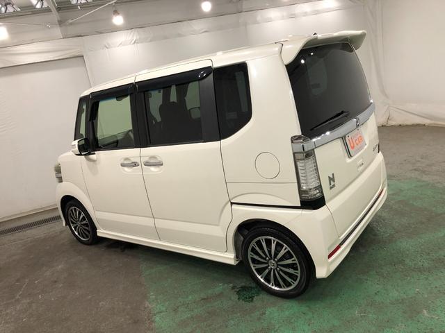 Ｎ−ＢＯＸカスタムＧターボＳＳパッケージ　走行３６６８０キロ／ナビ／後席モニタ一年保証・走行距離無制限　走行３６６８０キロ　ワンセグナビ　ブルートゥース　バックカメラ　ＤＶＤ　後席モニター　サイドエアバック　ＨＩＤヘッドライト　ベンチシート　両側電動スライドドア（埼玉県）の中古車