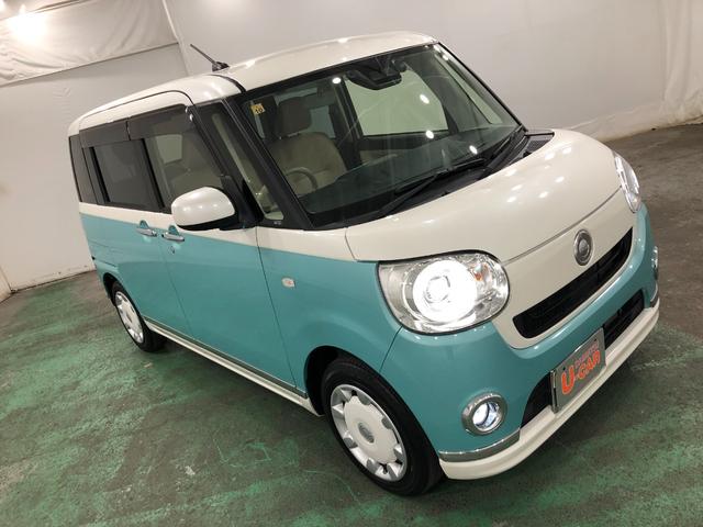 ムーヴキャンバスＧメイクアップリミテッドＳＡIII車検整備付／タイヤ４本交換一年保証・走行距離無制限走行　走行１６９０７キロ　フルセグナビ　ブルートゥース　全周囲カメラ　ドラレコ　サイドエアバック　オートライト　ＬＥＤヘッドライト　シートヒーター　両側電動スライドドア（埼玉県）の中古車