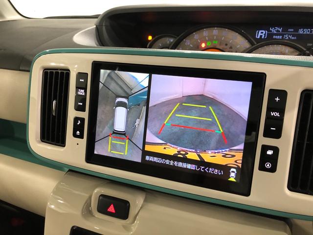 ムーヴキャンバスＧメイクアップリミテッドＳＡIII車検整備付／タイヤ４本交換一年保証・走行距離無制限走行　走行１６９０７キロ　フルセグナビ　ブルートゥース　全周囲カメラ　ドラレコ　サイドエアバック　オートライト　ＬＥＤヘッドライト　シートヒーター　両側電動スライドドア（埼玉県）の中古車