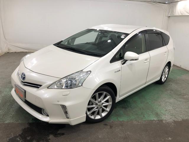 プリウスアルファＳツーリングセレクション　車検整備付／走行３３７５２キロ１年保証距離無制限　走行距離３３７５２キロ　車検整備付　フルセグナビ　バックカメラ　純正マット　助手席エアバッグ　オートライト　電動格納式ドアミラー　プッシュボタンスタート　ドリンクホルダー（埼玉県）の中古車