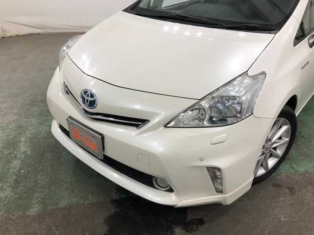 プリウスアルファＳツーリングセレクション　車検整備付／走行３３７５２キロ１年保証距離無制限　走行距離３３７５２キロ　車検整備付　フルセグナビ　バックカメラ　純正マット　助手席エアバッグ　オートライト　電動格納式ドアミラー　プッシュボタンスタート　ドリンクホルダー（埼玉県）の中古車