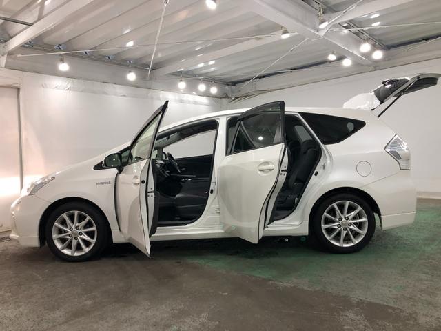 プリウスアルファＳツーリングセレクション　車検整備付／走行３３７５２キロ１年保証距離無制限　走行距離３３７５２キロ　車検整備付　フルセグナビ　バックカメラ　純正マット　助手席エアバッグ　オートライト　電動格納式ドアミラー　プッシュボタンスタート　ドリンクホルダー（埼玉県）の中古車