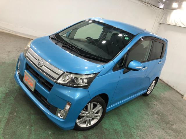 ムーヴカスタム　ＲＳ　ＳＡ　走行２５１４８キロ／タイヤ４本交換一年保証・走行距離無制限走行　走行２５１４８キロ　フルセグナビ　ブルートゥース　バックカメラ　ＤＶＤ　オートライト　ＬＥＤヘッドライト　ベンチシート（埼玉県）の中古車