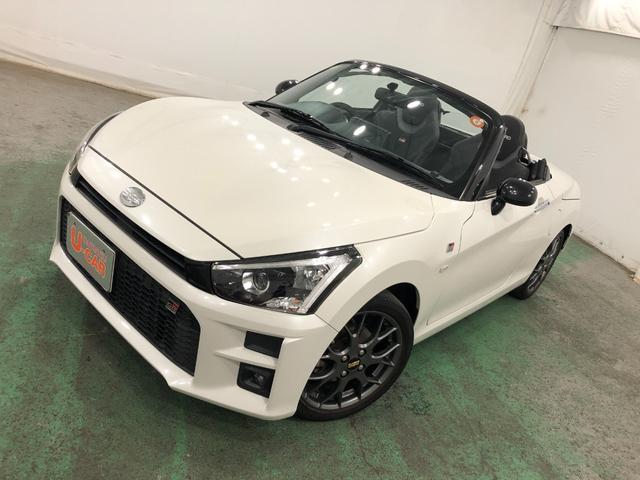 コペンＧＲ　スポーツ　走行３５１４８キロ／タイヤ４本交換／ナビ一年保証・走行距離無制限　走行３５１４８キロ　助手席エアバック　純正カーペットマット　フルセグナビ　ブルートゥース　ＤＶＤ　ＬＥＤヘッドライト　アイドリングストップ　シートヒーター（埼玉県）の中古車