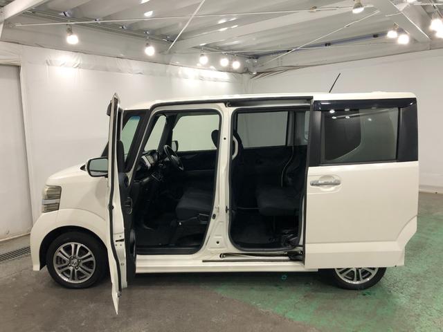 Ｎ−ＢＯＸ＋カスタムＧ・Ｌパッケージ　車検整備付／走行６６０９３キロ／ナビ１年保証距離無制限　走行距離６６０９３キロ　ワンセグナビ　バックカメラ　純正マット　オートライト　ＨＩＤヘッドランプ　両側電動スライドドア　電動格納式ドアミラー　プッシュボタンスタート（埼玉県）の中古車