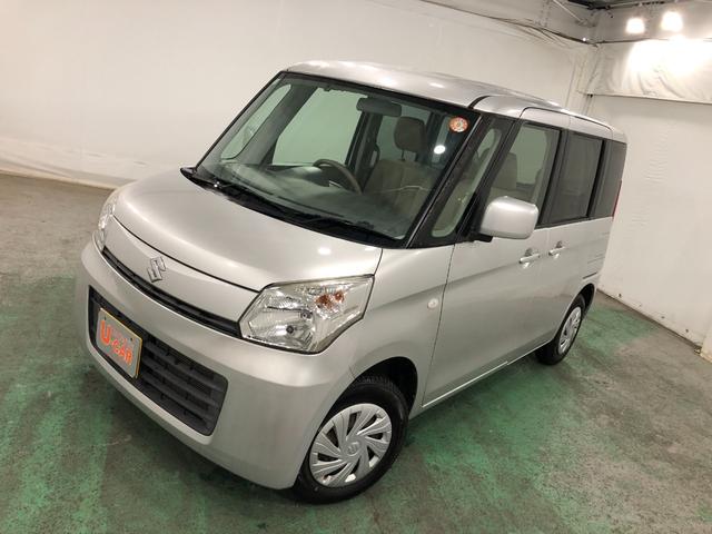 スペーシアＧ　雹害／走行６３０７６キロ／ワンセグナビ／バックカメラ１年保証距離無制限　走行６３０７６キロ　ワンセグナビ　バックカメラ　カーペットマット　助手席エアバッグ　アイドリングストップ　電動格納式ドアミラー　プッシュボタンスタート　オートエアコン　キーフリー（埼玉県）の中古車