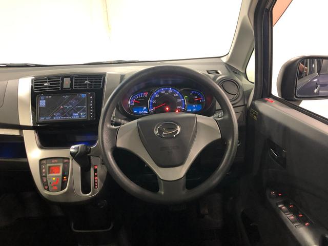 ムーヴカスタム　Ｘ　ＳＡ　走行６４５３０キロ／フルセグナビ／マット１年保証距離無制限　走行距離６４５３０キロ　フルセグナビ　純正マット　シートアンダートレイ　オートライト　ＨＩＤヘッドランプ　アイドリングストップ　プッシュボタンスタート　電動格納式ドアミラー（埼玉県）の中古車