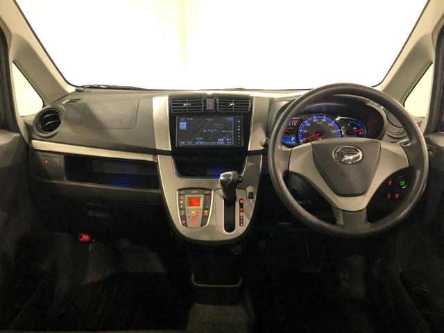 ムーヴカスタム　Ｘ　ＳＡ　走行６４５３０キロ／フルセグナビ／マット１年保証距離無制限　走行距離６４５３０キロ　フルセグナビ　純正マット　シートアンダートレイ　オートライト　ＨＩＤヘッドランプ　アイドリングストップ　プッシュボタンスタート　電動格納式ドアミラー（埼玉県）の中古車