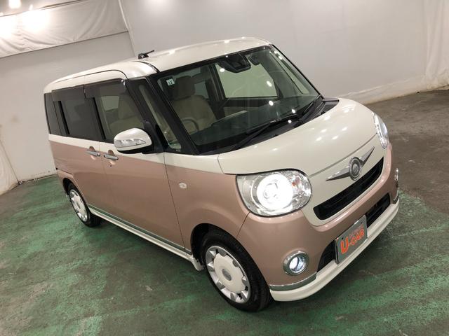 ムーヴキャンバスGメイクアップSA3 走行44505キロ/ナビ/ドラレコ一年保証・走行距離無制限 走行44505キロ フルセグナビ ブルートゥース 全周囲カメラ ドラレコ サイドエアバック オートライト LEDヘッドライト シートヒーター(埼玉県)の中古車