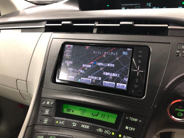 プリウスＳ　走行４４１５６キロ／車検整備付／ナビ／バックカメラ一年保証・走行距離無制限　走行４４１５６キロ　フルセグナビ　バックカメラ　ＥＴＣ　サイドエアバック　オートライト　純正カーペットマット（埼玉県）の中古車