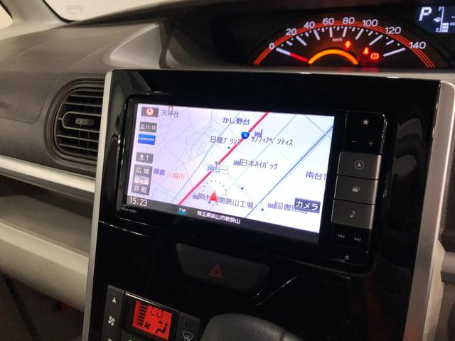 タントＸリミテッドＳＡIII　走行４４０５５キロ／ナビ／パノラマ１年保証距離無制限　走行４４０５５キロ　フルセグナビ　パノラマモニター　ブルートゥース　純正マット　ＬＥＤヘッドランプ　アイドリングストップ　両側電動スライドドア　オート格納式ドアミラー　キーフリー（埼玉県）の中古車