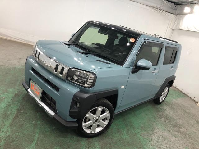 タフトGターボ クロムベンチャー 走行37458キロ/ナビ/ETC一年保証・走行距離無制限 走行37458キロ ディスプレイオーディオ ブルートゥース 全周囲カメラ サイドエアバック オートライト シートヒーター アイドリングストップ(埼玉県)の中古車