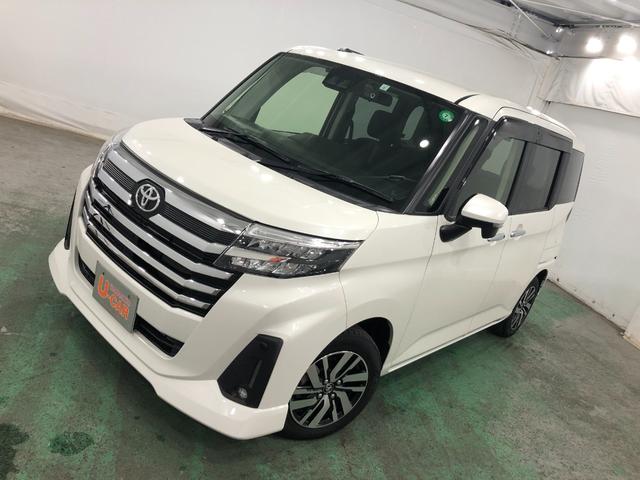 ルーミーカスタムG 走行10399キロ/ナビ/バックカメラ/ETC一年保証・走行距離無制限 走行10399キロ ワンセグナビ ブルートゥース バックカメラ ETC クリアランスソナー オートライト LEDヘッドライト 両側電動スライドドア(埼玉県)の中古車