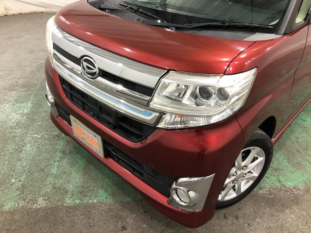 タントカスタムＸ　ＳＡ　走行４４６９９キロ／４ＷＤ／修復歴／ナビ一年保証・走行距離無制限　走行４４６９９キロ　フルセグナビ　ブルートゥース　ＵＳＢ　バックカメラ　オートライト　ＬＥＤヘッドライト　ベンチシート（埼玉県）の中古車