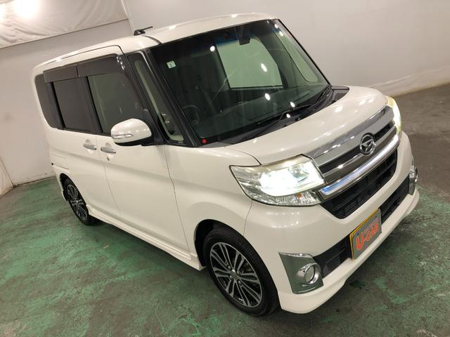 タントカスタムＲＳ　走行５６６１５キロ／フルセグナビ／ドラレコ１年保証距離無制限　走行距離５６６１５キロ　フルセグナビ　ドラレコ　ブルートゥース　純正マット　ＬＥＤヘッドランプ　アイドリングストップ　両側電動スライドドア　電動格納式ドアミラー　キーフリー（埼玉県）の中古車