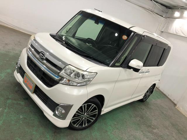タントカスタムＲＳ　走行５６６１５キロ／フルセグナビ／ドラレコ１年保証距離無制限　走行距離５６６１５キロ　フルセグナビ　ドラレコ　ブルートゥース　純正マット　ＬＥＤヘッドランプ　アイドリングストップ　両側電動スライドドア　電動格納式ドアミラー　キーフリー（埼玉県）の中古車