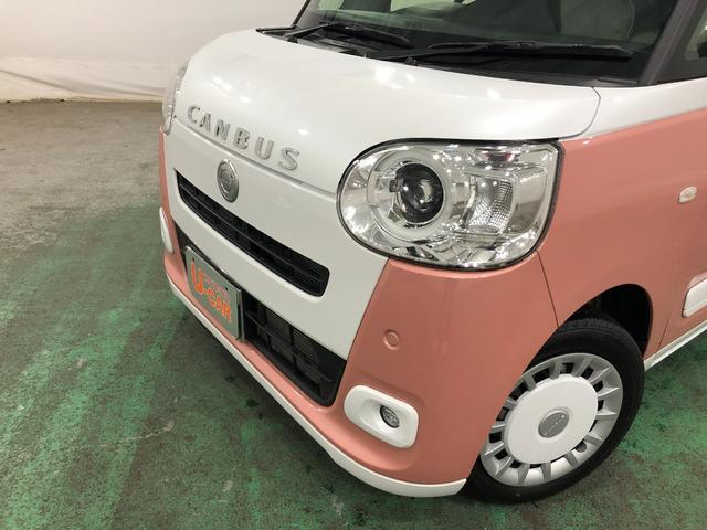 ムーヴキャンバスストライプスGターボ 走行16255キロ/純正ナビ/ドラレコ1年保証距離無制限 走行距離16255キロ 純正フルセグナビ パノラマモニター ドラレコ 純正マット サイドエアバッグ LEDヘッドランプ アイドリングストップ シートヒーター 両側電動スライドドア(東京都)の中古車