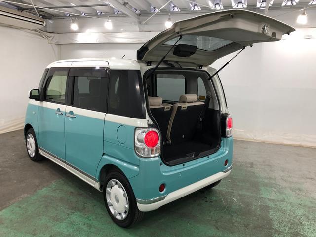 ムーヴキャンバスGメイクアップSA2 車検整備付 大画面ナビ 両側パワスラ一年保証・走行距離無制限 走行104614キロ 8型フルセグナビ DVD BTオーディオ 全周囲カメラ サイドエアバック オートライト LEDヘッドライト ベンチシート 両側電動スライドドア(埼玉県)の中古車