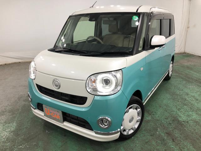 ムーヴキャンバスGメイクアップSA2 車検整備付 大画面ナビ 両側パワスラ一年保証・走行距離無制限 走行104614キロ 8型フルセグナビ DVD BTオーディオ 全周囲カメラ サイドエアバック オートライト LEDヘッドライト ベンチシート 両側電動スライドドア(埼玉県)の中古車